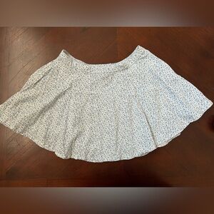 Polo by Ralph Lauren White Floral Mini Skirt